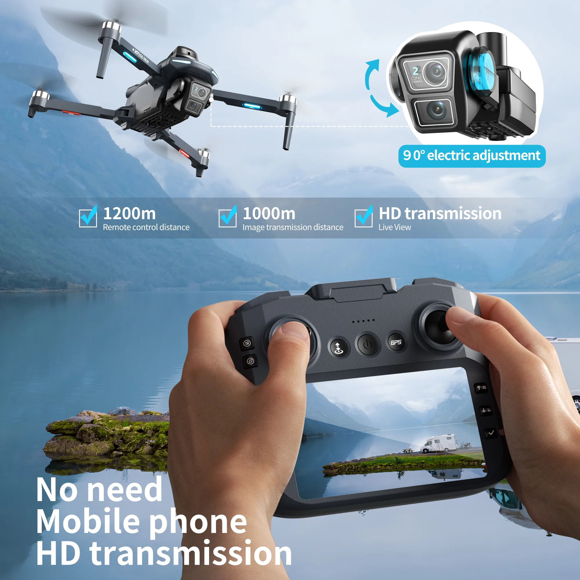 Дрон Lenovo XT606 профессионал – обзор и цена Drone Photogrammetry