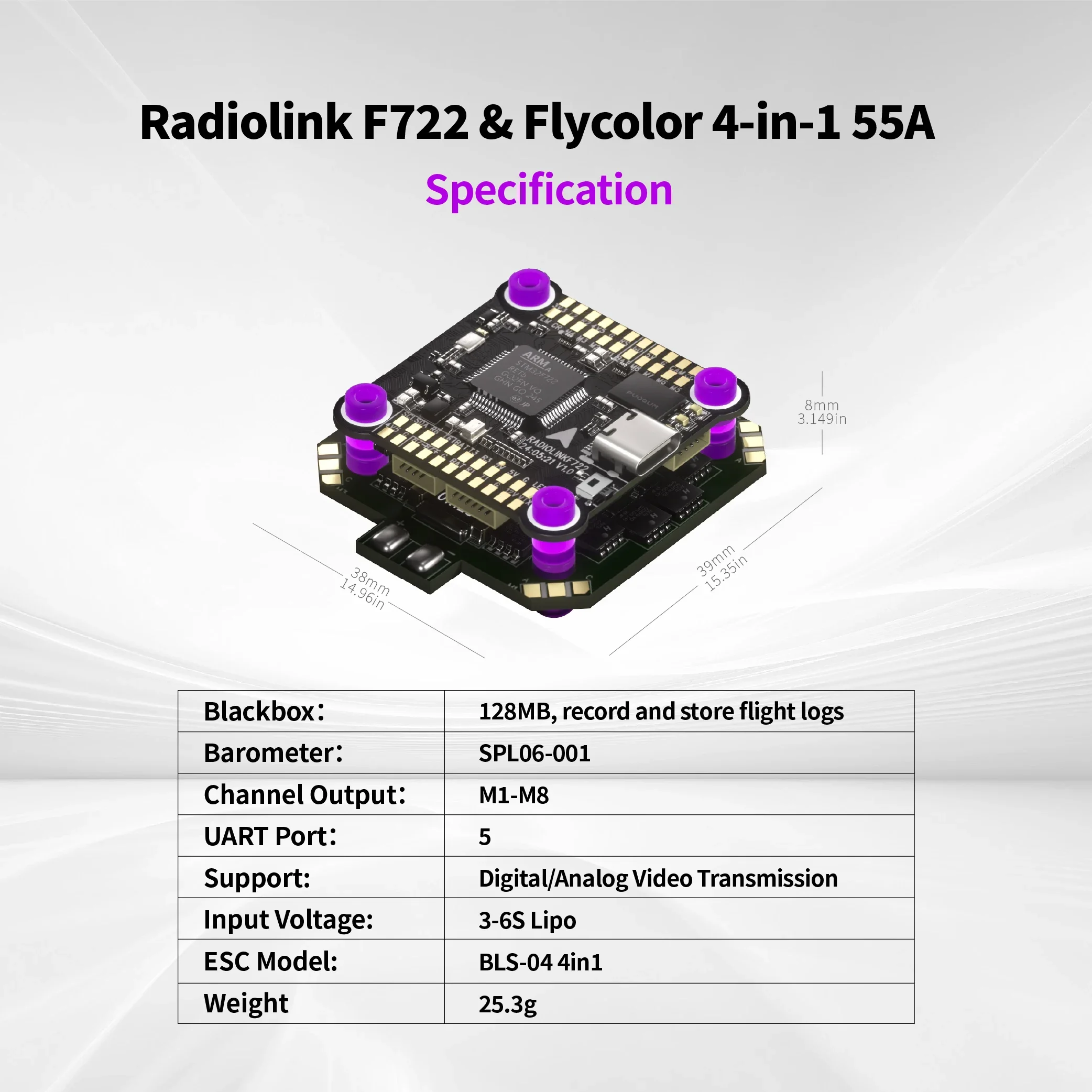 Полетный контроллер RoRusRadio – обзор и цена Betaflight Fc F7