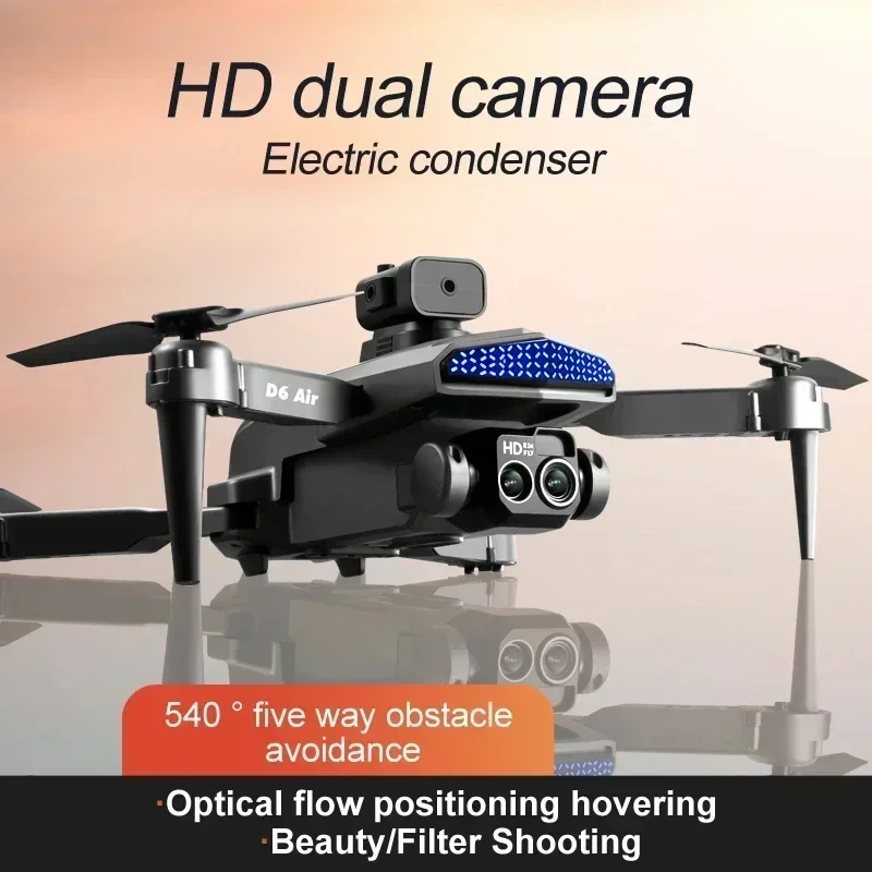 Мини-дрон D6 8K с профессионал – обзор и цена Drone Video Production