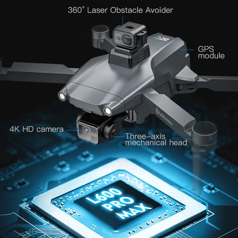L600 PRO MAX GPS Дрон Професси – обзор и цена Drone Multispectral